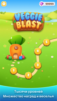 Descargar Explosión vegetariana Juegos casuales para Android captura de pantalla 2