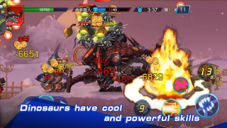 Descargar Dino Robot:The war of dinosaur Arcada para Android captura de pantalla 4