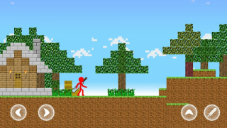 Descargar Red Stickman Parkour Fighter Aventuras para Android captura de pantalla 2