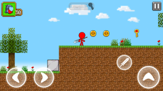Descargar Red Stickman Parkour Fighter Aventuras para Android captura de pantalla 4