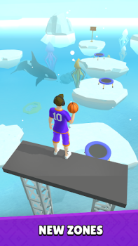 Descargar Hoop World: Flip Dunk Game 3D Juegos de deporte para Android captura de pantalla 3