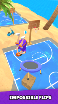 Descargar Hoop World: Flip Dunk Game 3D Juegos de deporte para Android captura de pantalla 5