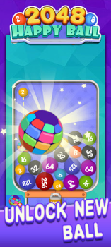 Happy Ball 2048-merge 3D ball