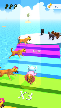 Descargar Cats run 3D Simuladores para Android captura de pantalla 2