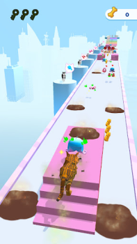 Descargar Cats run 3D Simuladores para Android captura de pantalla 5