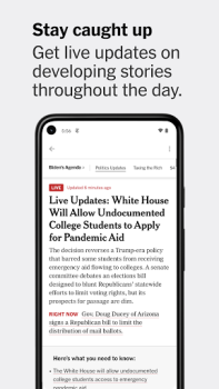 Descargar The New York Times Noticias y revistas para Android captura de pantalla 3