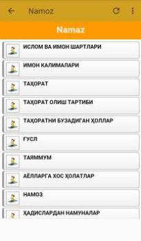 Descargar Namoz Kitobi Libros y referencia para Android captura de pantalla 4