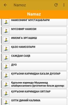 Descargar Namoz Kitobi Libros y referencia para Android captura de pantalla 7