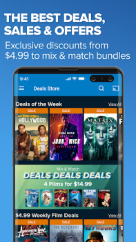 Descargar VUDU - Películas HDX Entretenimiento para Android captura de pantalla 3