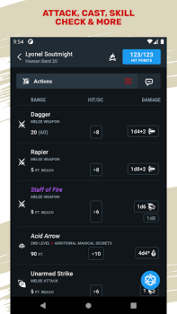 Descargar D&D Beyond Entretenimiento para Android captura de pantalla 6