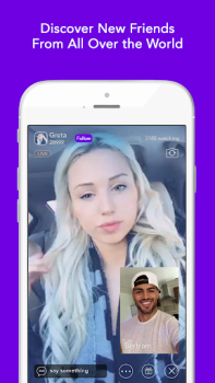 Descargar Coco - Live Video Chat HD Comunicación para Android captura de pantalla 3