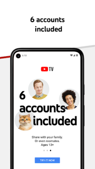Descargar YouTube TV: Live TV & more Entretenimiento para Android captura de pantalla 5