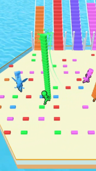 Descargar Bridge Race Carrera de puentes Juegos casuales para Android captura de pantalla 2