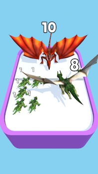 Descargar Merge Master: Dinosaur Monster Arcada para Android captura de pantalla 2