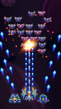 Descargar Galaxiga: Arcade 80s clásico Arcada para Android captura de pantalla 3