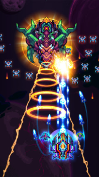 Descargar Galaxiga: Arcade 80s clásico Arcada para Android captura de pantalla 7