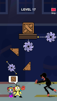 Descargar Monstruo Azul Juego de Rescate Arcada para Android captura de pantalla 4