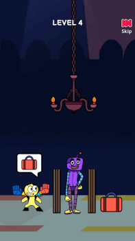 Descargar Monstruo Azul Juego de Rescate Arcada para Android captura de pantalla 7