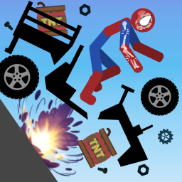 Logotipo La caída de Stickman Ragdoll