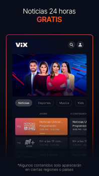Descargar ViX: TV, Deportes y Noticias Entretenimiento para Android captura de pantalla 4