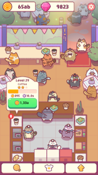 Descargar Cat Snack Bar : Cat Food Games Simuladores para Android captura de pantalla 3