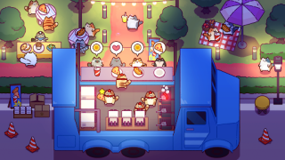 Descargar Cat Snack Bar : Cat Food Games Simuladores para Android captura de pantalla 6