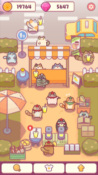 Descargar Cat Snack Bar : Cat Food Games Simuladores para Android captura de pantalla 7