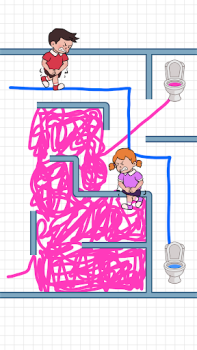 Descargar Toilet Rush Race: Pee Master Rompecabezas para Android captura de pantalla 5