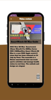 Descargar SmartWatch S8 Max Guide Educación para Android captura de pantalla 3