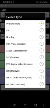 Descargar BlueIR - универсальный пульт Herramientas para Android captura de pantalla 4