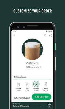 Descargar Starbucks Comida y bebida para Android captura de pantalla 4