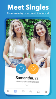 Descargar Clover - Live Stream Dating Fechado para Android captura de pantalla 2