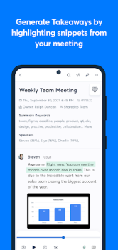 Descargar Otter: Transcribe Voice Notes Trabajo para Android captura de pantalla 4