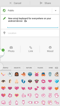 Descargar Sliding Emoji Keyboard - iOS Diverso para Android captura de pantalla 4