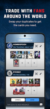 Descargar Topps® NHL SKATE™ Card Trader Deporte para Android captura de pantalla 3