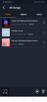 Descargar MP3-Player Música y audio para Android captura de pantalla 3