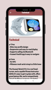Descargar Huawei watch fit 2 Guide Educación para Android captura de pantalla 5