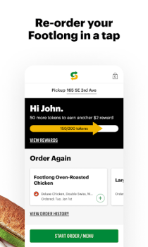 Descargar Subway® Comida y bebida para Android captura de pantalla 3