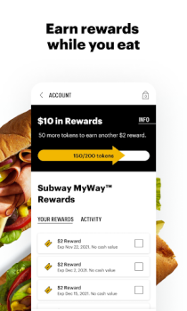 Descargar Subway® Comida y bebida para Android captura de pantalla 5
