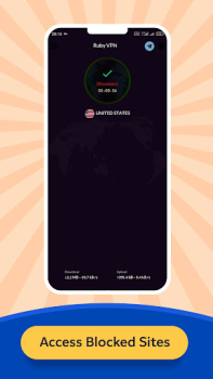 Descargar Ruby VPN | safe | High Quality Herramientas para Android captura de pantalla 2