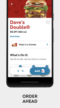 Descargar Wendy’s Comida y bebida para Android captura de pantalla 4