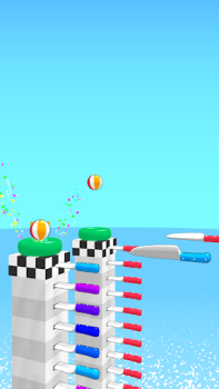 Descargar Ball Up: Knife Racing Juegos de acción para Android captura de pantalla 4