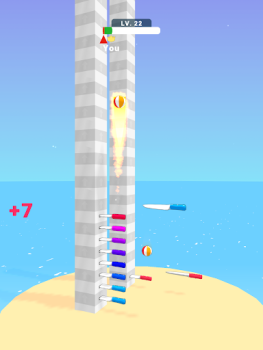 Descargar Ball Up: Knife Racing Juegos de acción para Android captura de pantalla 5