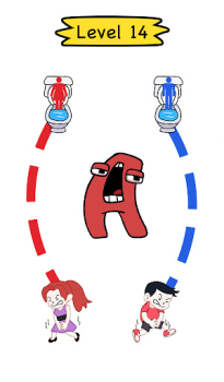 Descargar Toilet Rush Race: Draw Puzzle Rompecabezas para Android captura de pantalla 2
