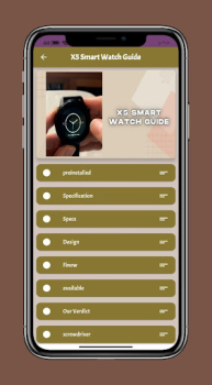 Descargar X5 Smart Watch Guide Educación para Android captura de pantalla 7