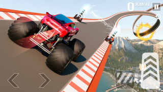 Descargar Monster Truck Stunt - Car Game Raza para Android captura de pantalla 4