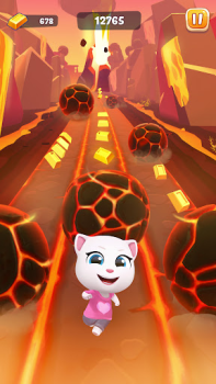 Descargar Talking Tom Time Rush Juegos de acción para Android captura de pantalla 2