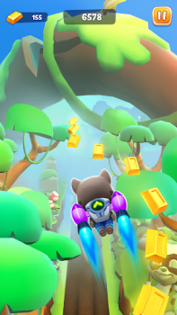 Descargar Talking Tom Time Rush Juegos de acción para Android captura de pantalla 3