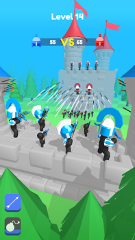 Descargar Merge Archers: Salvar la corte Arcada para Android captura de pantalla 4
