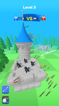 Descargar Merge Archers: Salvar la corte Arcada para Android captura de pantalla 5